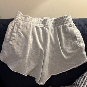 Aerie “On My Wa High Rise Sweat Shorts - Sz Medium - Grey